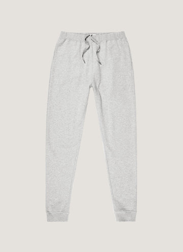 Men's Loopback Sweatpants in Grey Melange