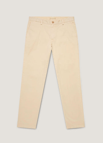 Men's Slim Fit Chino in Light Stone