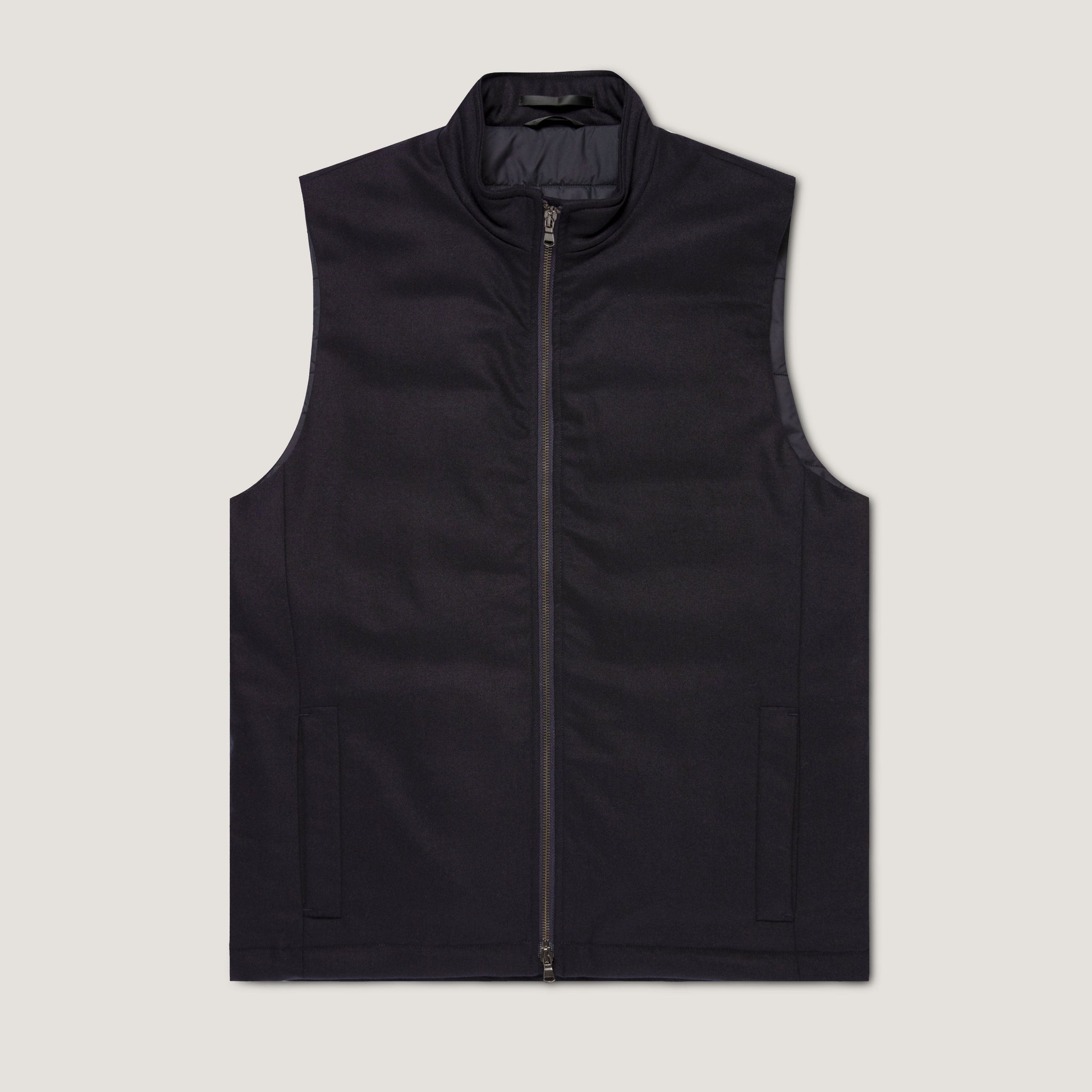 Men's Wool Cashmere Gilet in Navy