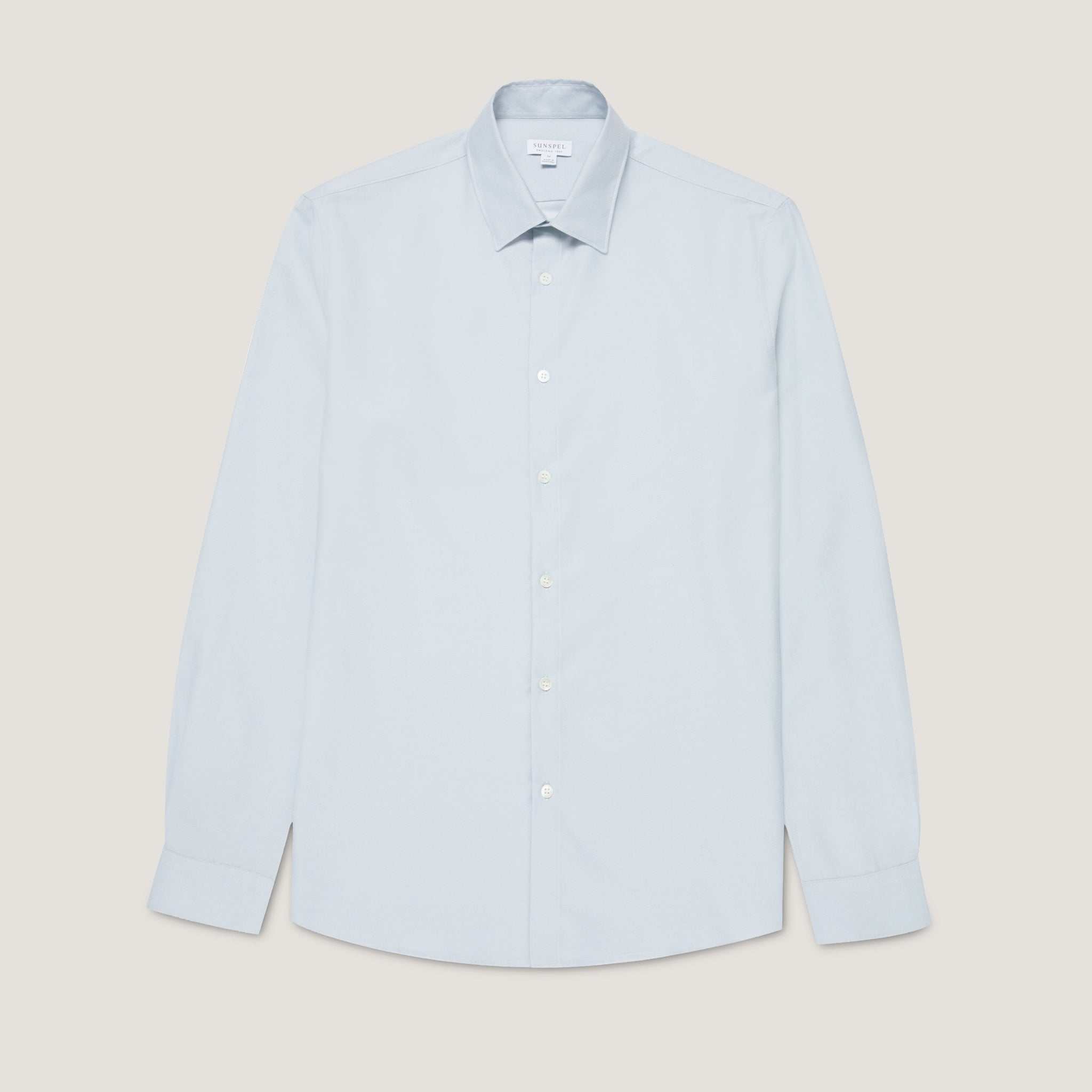 Men's Cotton Cashmere Shirt in Light Blue