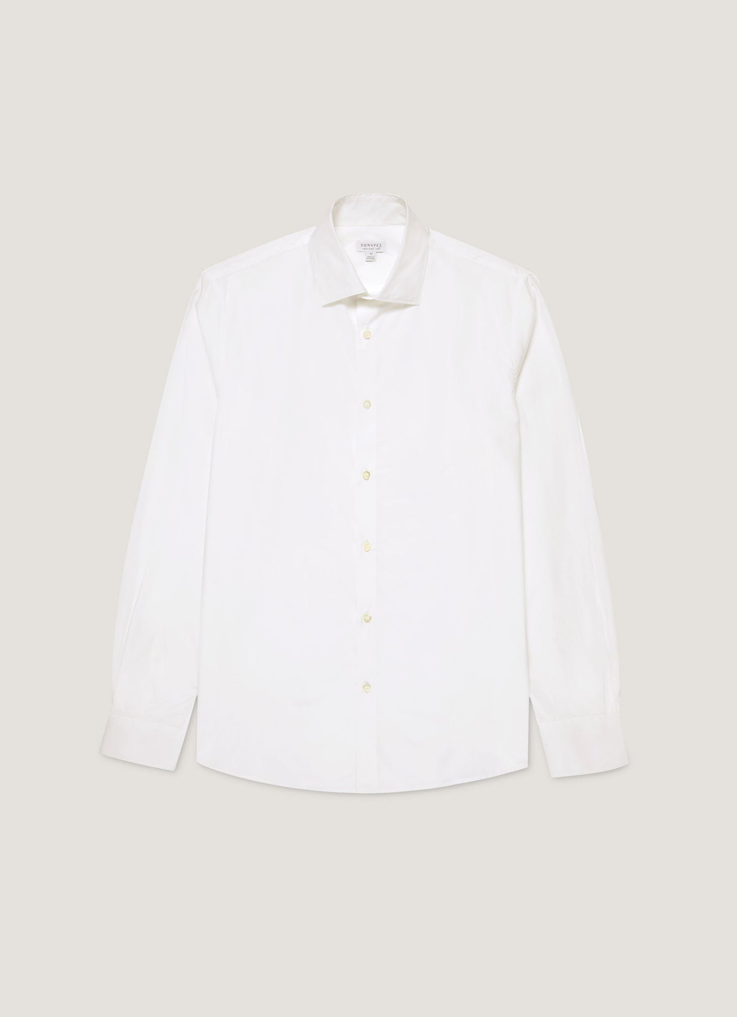 Men's Cutaway Collar Shirt in White