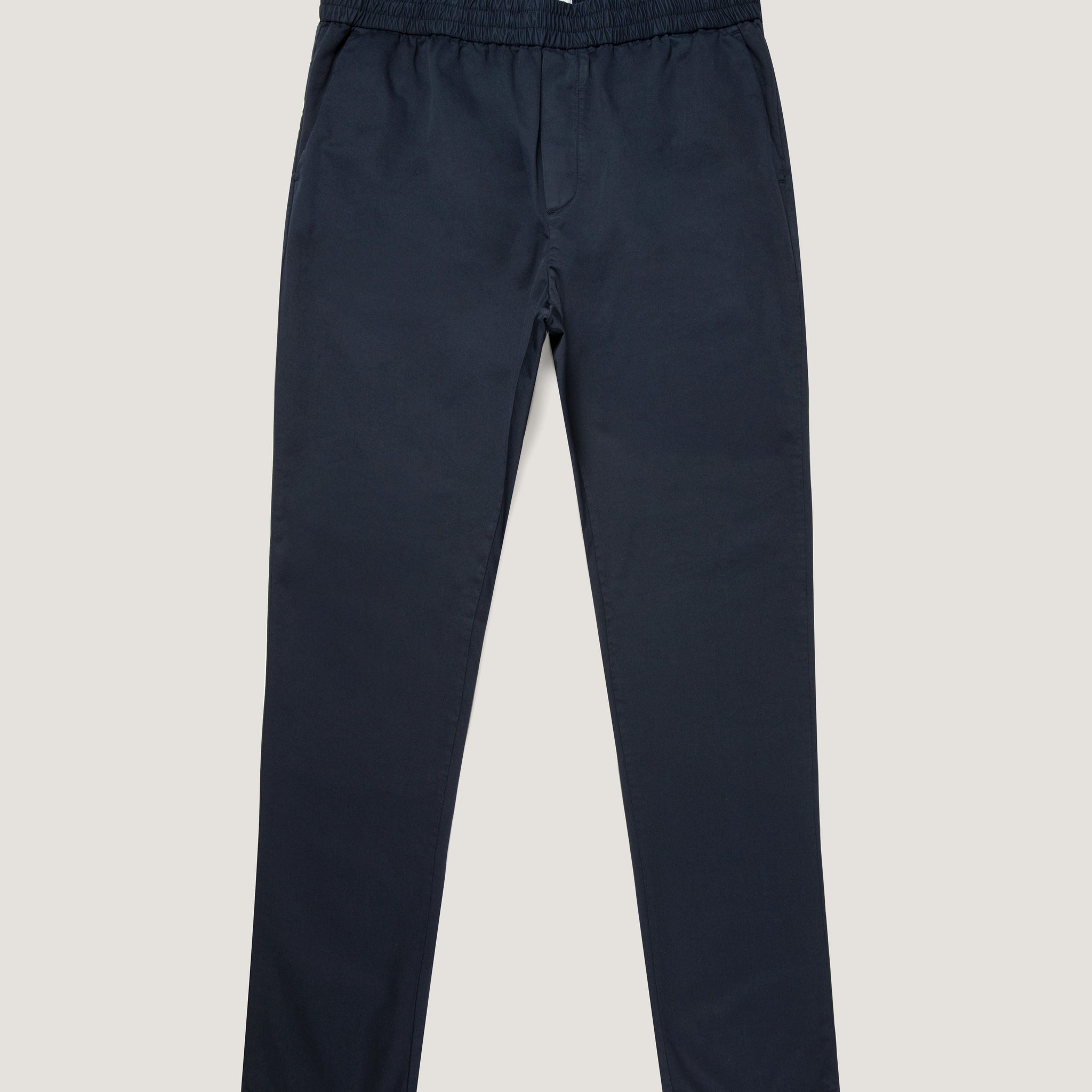 Men's Cotton Linen Drawstring Trouser in Navy